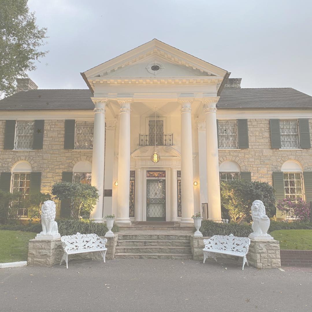 Front of Graceland Mansion
