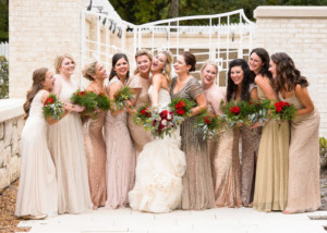 Guest House Graceland Wedding Ceremony Bridal Party